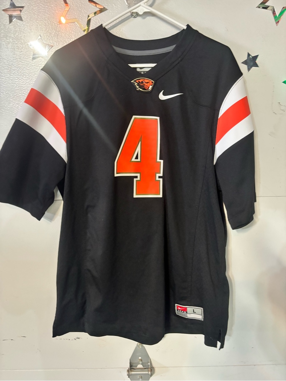 Oregon State Beavers #4 Nike Football Jersey